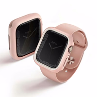 Uniq Moduo ümbris jaoks Apple Watch 4/5/6/7/8/SE/SE2 44/45mm - roosa and valge