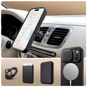 Tech-Protect Kevlar Aura MagSafe Ümbris jaoks iPhone 17 Pro - Must