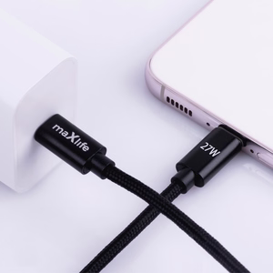 Maxlife MXUC-12 кабель USB-C - Lightning 2,0 m 27W черный