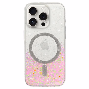 Tel Protect Moonlite Magsafe Ümbris jaoks Iphone 16 Pro Max roosa clear