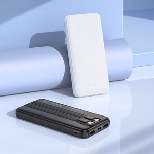 Powerbank Hoco 10000 mAh 2A with built-in cables USB C + Lightning J118 must
