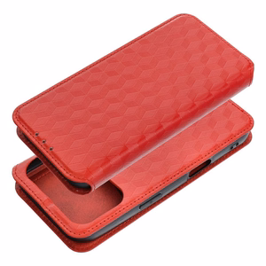 Flip case for iPhone 17 PRO / 18 PRO Cubic Book red