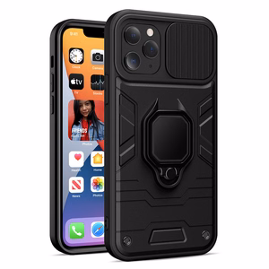 Ring Lens Ümbris jaoks Realme C21 Must