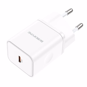 Laadija Borofone BN6 20W USB-C valge