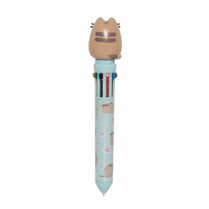 Pusheen Foodie Collection 10 värviga nupuga pastapliiats 3D-figuuriga