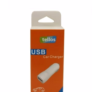 Car charger Tellos C102 with USB connector 1A white