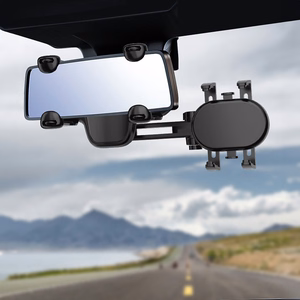 Car Phone Hoidja jaoks Rearview Mirror - must
