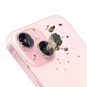 Camera cover 3mk Lens Protection Pro roosa jaoks iPhone 15