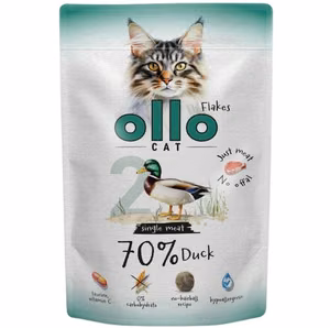 OLLO Cat No. 2 Duck Mono - wet cat food - 85g