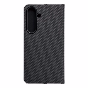 Flip чехол для Samsung S24 Luna Book Carbon черный