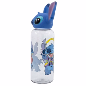 Disney Stitch Flowers 3D-korgiga joogipudel, 560 ml