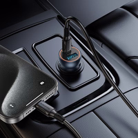 Car laadija Borofone BZ32A USB-C/USB-A 30W hall