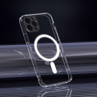 CLEAR MAG ÜMBRIS compatible with MagSafe jaoks SAMSUNG S25 Plus läbipaistev