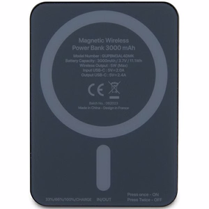 Внешний аккумулятор Mercedes Stars Pattern MagSafe 5W 3000mAh - чёрный