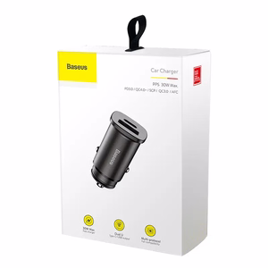 Baseus Square Car Charger PPS QC4.0 / PD3.0 5A 30W (must)
