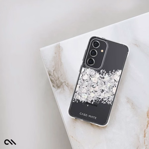 Case-Mate Karat pärlmutrikaunistusega ümbris seadmele Samsung Galaxy S24, A Touch of Pearl värvitoonis