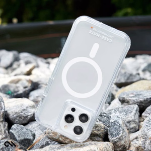 Case-Mate Ultra Tough+ D3O MagSafe ümbris seadmele iPhone 15 Pro Max, läbipaistev