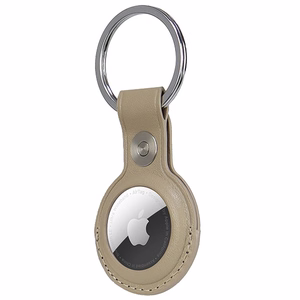 Audi Synthetic Leather AirTag ümbris - beige