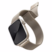 Uniq Dante roostevaba terase rihm Apple Watch 1/2/3/4/5/6/7/8/SE/SE2 38/40/41mm - beež