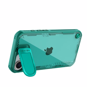 Nillkin Iceblade Prop Ümbris with Lens Cover and Stand jaoks iPhone 16e - Roheline