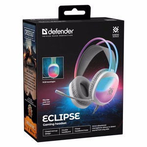 Defender Eclipse RGB kõrvaklapid valged