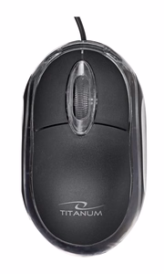 TITANUM TK106 klaviatuur koos hiirega USB must