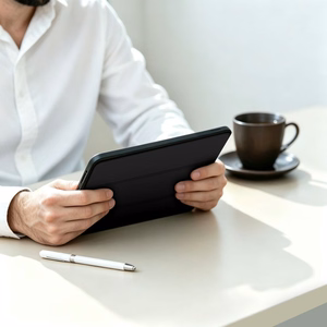 Tech-Protect SmartCase ümbris pliiatsiga Xiaomi Redmi Pad 2 9.7" - must