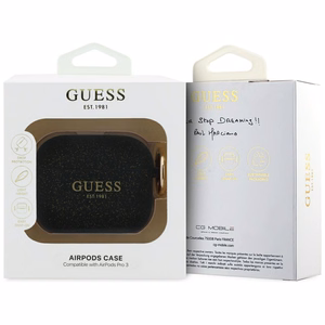 Guess Silikoon Glitter Ring Ümbris for AirPods Pro 3 - must
