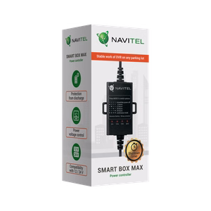 Navitel Smart Box Max auto toiteadapter, sisend 12–40 V, väljund 5 V