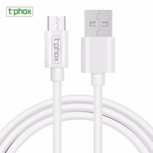 T-PHOX kaabel Exceed USB-C, valge, 1M
