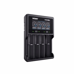XTAR VC4SL – 4 pesaga liitiumioon-, NiMH- ja NiCd-akude laadija