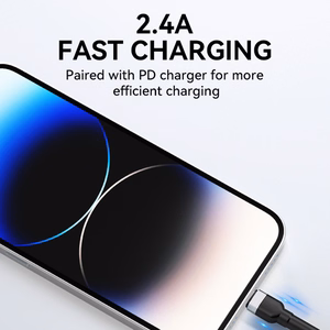 Wozinsky WNBAL2 кабель USB-A Lightning 2.4A 2м - чёрный