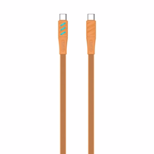 Havit CB6254 - USB Type C USB Type C laadimiskaabel, 1 m (oranž)