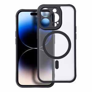 Чехол для iPhone 14 PRO Full Matte Mag Cover совместимый с MagSafe чёрный