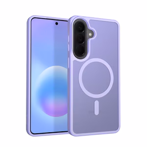 Чехол Crong Hybrid Matte Magnetic MagSafe для Samsung Galaxy A57, лавандовый