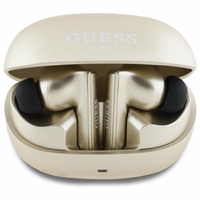 Guess Bluetooth kõrvaklapid GUTWST88MCTGD TWS + docking station gold/gold Capsule Printed Logo