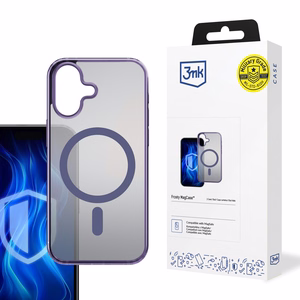 3mk Frosty MagCase lilla Ümbris jaoks Apple iPhone 16 - lilla