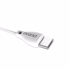 Dudao USB Type C 2.1A 1m valge cable (L4T 1m valge)