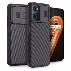Nillkin CamShield PC Ümbris jaoks Realme 9i must