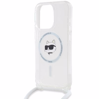 Karl Lagerfeld IML Choupette Head & Cord MagSafe ümbris jaoks iPhone 13 Pro Max - läbipaistev