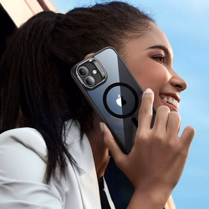 ESR Classic Hybrid Kickstand Halolock MagSafe Ümbris Set + Karastatud klaas jaoks iPhone 16 - must