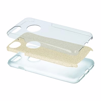 Glitter 3in1 ümbris for iPhone 16e / 17e kuldne
