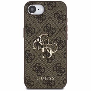 GUESS ümbris jaoks IPHONE 16e (SE 4 2025) GUHCPSE44GMGBR (4G PU Big Logo) brown