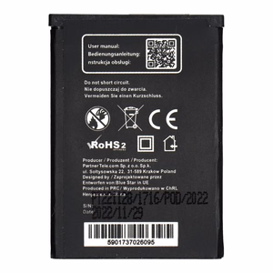 Battery for Sony Ericcson K310i / K510i / J300 / W200 / T280 750 mAh Blue Star Premium