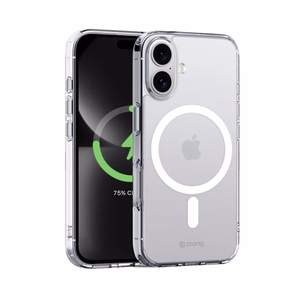 Crong Clear MAG Cover MagSafe ümbris seadmele iPhone 16 Plus, läbipaistev