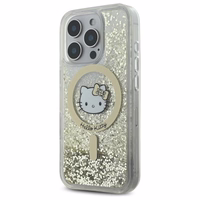 Hello Kitty Liquid Glitter Fever MagSafe iPhone 16 Pro Ümbris - Kuldne