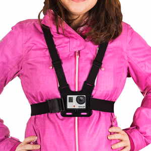 Chest Mount - Chest Harness for GoPro SJCAM Sports Cameras - Black