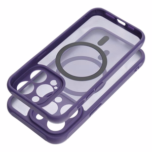 FULL MATTE MAG COVER ümbris compatible with MagSafe jaoks SAMSUNG S26 Edge purple