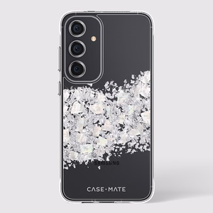 Case-Mate Karat pärlmutrikaunistusega ümbris seadmele Samsung Galaxy S24+, A Touch of Pearl värvitoonis