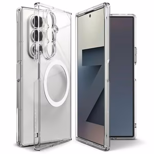 Ringke Fusion Magnetic MagSafe Ümbris jaoks Samsung Galaxy Z Fold 7 - Clear